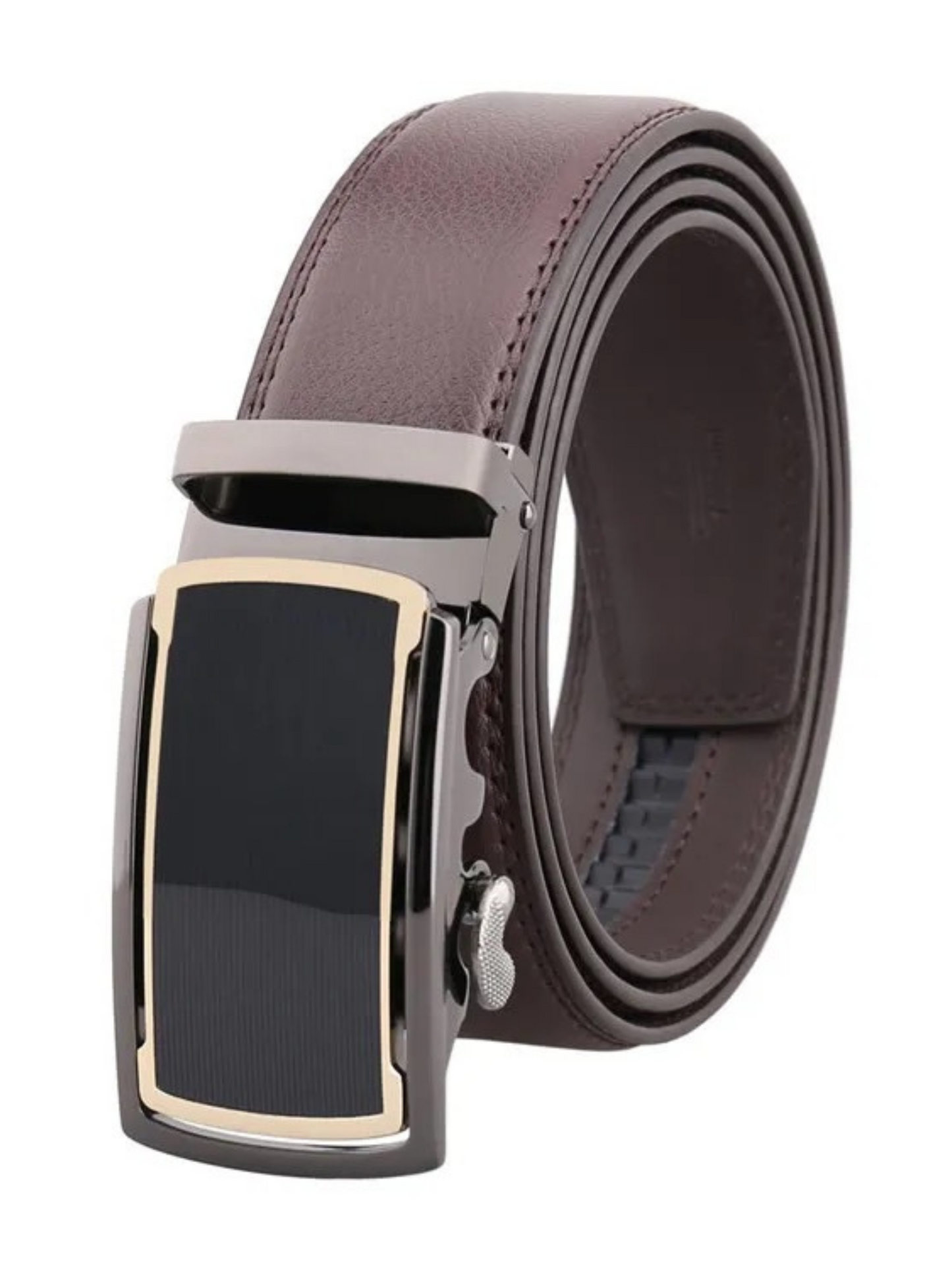 men's brown leather belt